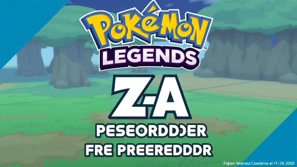 《宝可梦传说 Z-A》开启预购：Switch 2版画质升级，洛米奥市冒险即将启程